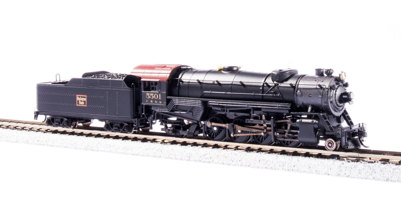 BLI 3973 USRA Heavy Mikado, CBQ 5502, Paragon4 Sound/DC/DCC, N