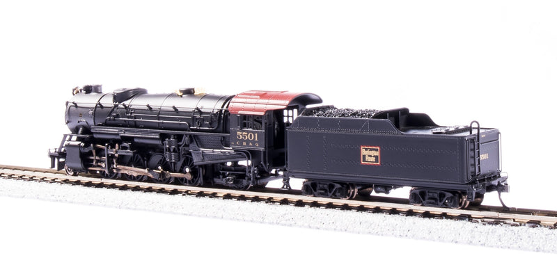 BLI 3973 USRA Heavy Mikado, CBQ 5502, Paragon4 Sound/DC/DCC, N