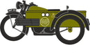 Oxford Diecast N NBSA004 BSA Motorcycle with Sidecar, Post Office Telephones