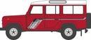 PREORDER Oxford Diecast N NDEF018 Land Rover Defender red