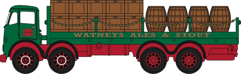 PREORDER Oxford Diecast N NFG016 Foden FG Dray Flatbed Truck with Load, Watneys