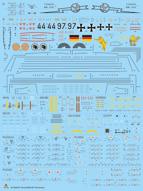 Italeri 2520 - SCALE 1 : 32 Tornado IDS