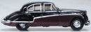 Oxford Diecast NJAG9004 1959 - 1961 Jaguar MkVIII-IX - Assembled - Black, Imperial Maroon, N Scale