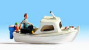 Noch HO 16822 Fishing Boat with Figures