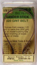 Northwest Short Line 2808-9 Sander Stick Belts (2-Pack, 320 Grit Belts)