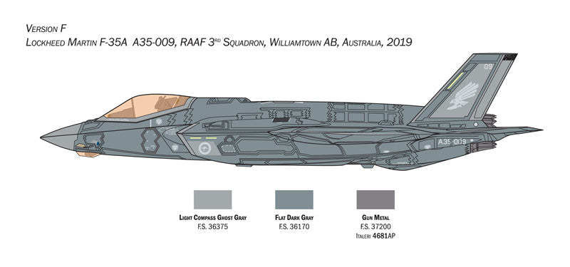 Italeri 1464 - SCALE 1 : 72 F-35A LIGHTNING II CTOL version (Beast Mode)