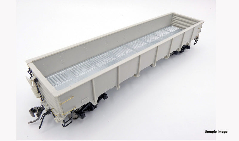 PREORDER Rapido 163007A HO NP 40' Drop-Bottom Gondola - Ready to Run -- Northern Pacific (1966 Scheme, black, white)