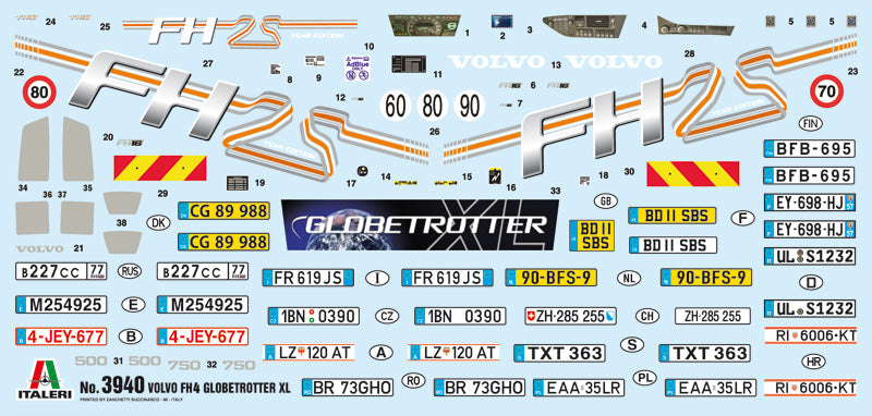 Italeri 3940 VOLVO FH4 GLOBETROTTER XL 1:24