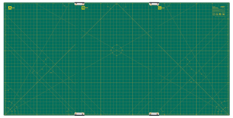 OLFA 35" x 70" Continuous Grid Rotary Mat Set (RM-CLIPS/3)