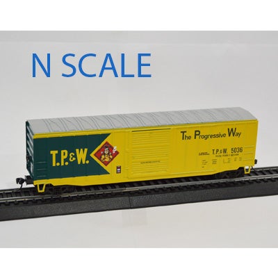 Value Trains USA N N10100 Boxcar, Toledo Peoria & Western Progressive Way