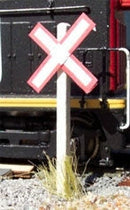 Osborn Model Kits HO 1010 Current Cross Bucks Canadian Railway Crossing Sign Kit (5)