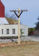 Osborn Model Kits HO 1068 Railway Telephone Posts Kit (12)