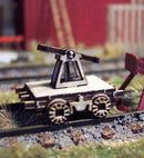 Osborn Model Kits HO 1107 Railroad Hand Car Static Display Kit (2)
