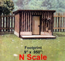 Osborn Model Kits N 3115 Tool Shed Kit