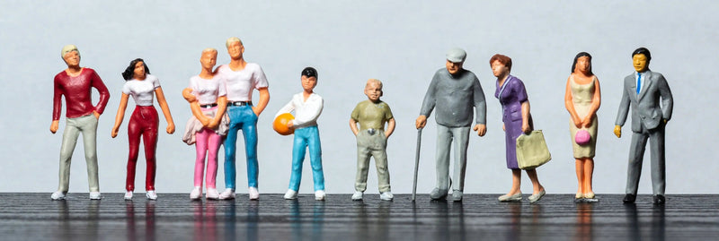 Rock Island Hobby O 061108 Standing People (10-Pack)