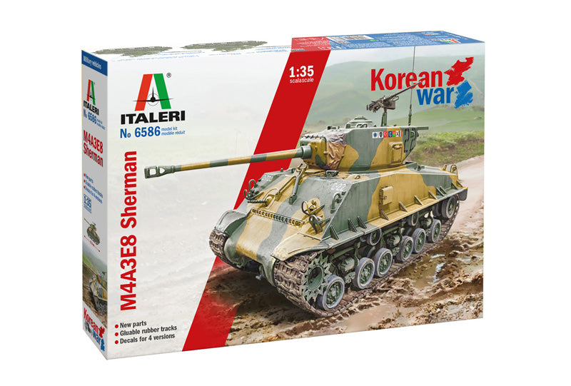 Italeri 6586 - SCALE 1 : 35 Sherman M4A3E8 - Korean War