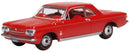 Oxford Diecast HO 87CH63002 1963 Chevrolet Corvair Coupe, Riverside Red