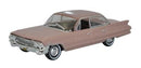 Oxford Diecast HO 87CSD61001 1961 Cadillac Sedan DeVille, Topaz Metallic