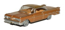 Oxford Diecast HO 87PB59001 1959 Pontiac Bonneville Coupe, Canyon Copper Metallic