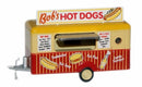Oxford Diecast HO 87TR001 Mobile Trailer, Bob's Hot Dogs
