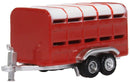 Oxford Diecast N NFARM004 1950-2000 Livestock Trailer, Red