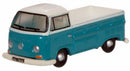 Oxford Diecast N NVW006 Volkswagen Bay Window Pickup Truck, Emerald Green/Arcona White