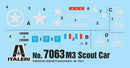 Italeri 7063 M3A1 Scout Car 1:72