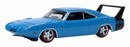 Oxford Diecast HO 87DD69004 1969 Dodge Charger Daytona, Bright Blue
