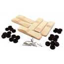 PineCar P4052 6PK FUNNYCAR W/WHEELS,AXL