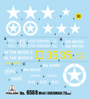 Italeri 6568 M4A1 SHERMAN with U.S. infantry 1:35