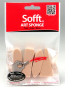 PanPastel 61100 Sofft Art Sponge, Mixed Shape Bars (4)