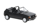PREORDER Brekina HO PCX870503 Peugeot 205 Convertible, Assembled, Black