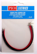 Peco N PL82 Code 55 and 80 Power Feed Joiners (4 pairs)