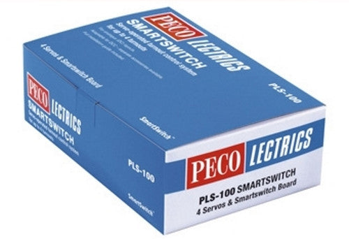 Peco PLS-100 SmartSwitch, Servo-Operated Turnout Control System (For Up To 4 Turnouts)