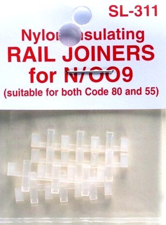 Peco N SL311 Nylon Insulating Rail Joiners (12)