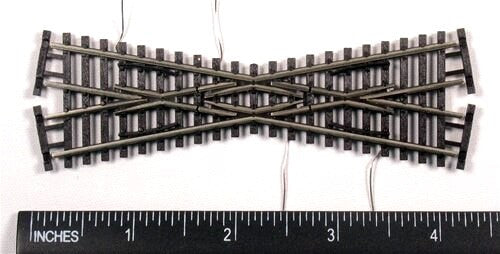 Peco N SLE393F Code 55 Short Crossing Electrofrog