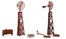 Woodland Scenics HO Old West Style Windmills Kit (2)