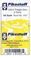 Pikestuff HO 541-1107 12 x 12 Freight Door (2)