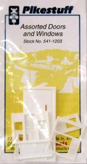 Pikestuff HO 541-1203 Assorted Doors and Windows