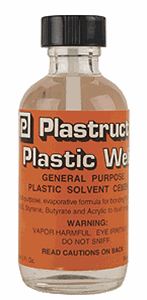 Plastruct 00002 Plastic Weld Cement 2 fl. oz.
