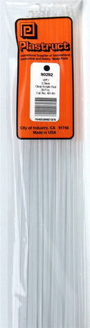 Plastruct 90292 AR-4H Clear Acrylic Round Rod, 1/8" (30)