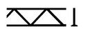 Plastruct 90412 ABS Open Web Truss, Warren Style 1 -- 3/16 x 3" .5 x 7.6cm pkg(2), All Scales