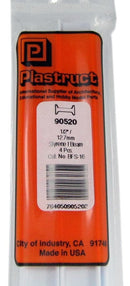 Plastruct 90520 BFS-16 Fineline Styrene I Beam, 1/2" (4)