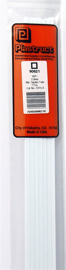 Plastruct 90621 STFS-4 Styrene Square Tubing, 1/8" (7)