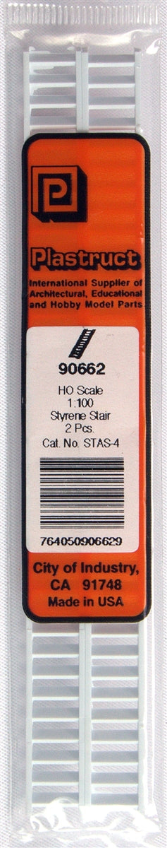 Plastruct HO 90662 STAS-4 Styrene Stairs (2)