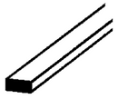 Plastruct 90727 Styrene Plastic Strips -- .020 x .156 x 10" .05 x .40 x 25.4cm pkg(10), All Scales