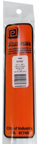 Plastruct 90787 MS-1216 Solid Styrene Rectangular Strip, .156" (10)