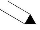 Plastruct 90844 MRT-80 Solid Styrene Triangular Rod, .080" (10)