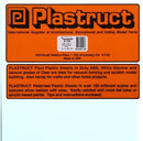 Plastruct 91106 SSS-108 Plain White Styrene Sheet, .080" (2)