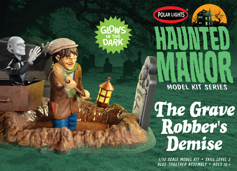 Polar Lights 1/12 976 Haunted Manor, The Grave Robbers Demise